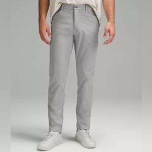 Lululemon • Grey “Silver Drop” ABC Classic-Fit 5 Pocket Pant Warpstreme 34x30L